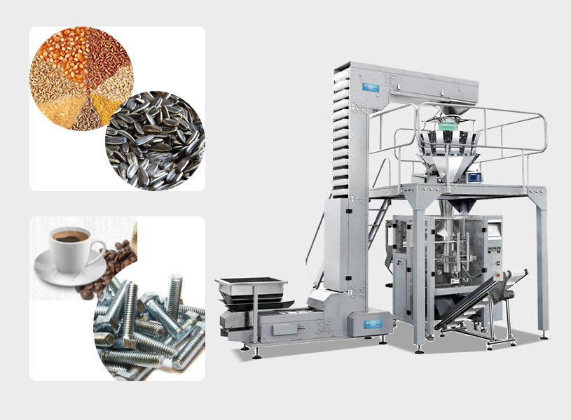 Weighing and quantitative packaging machine